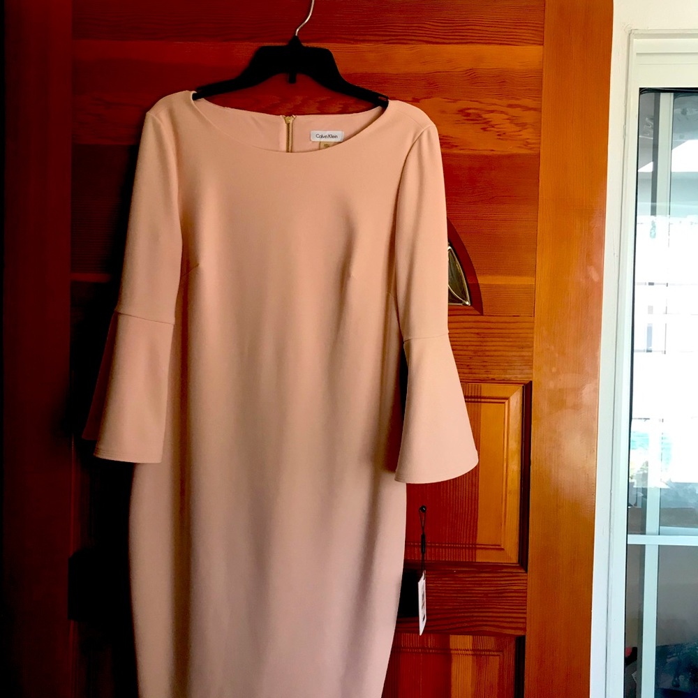 New! Calvin Klein Pastel Pink Dress